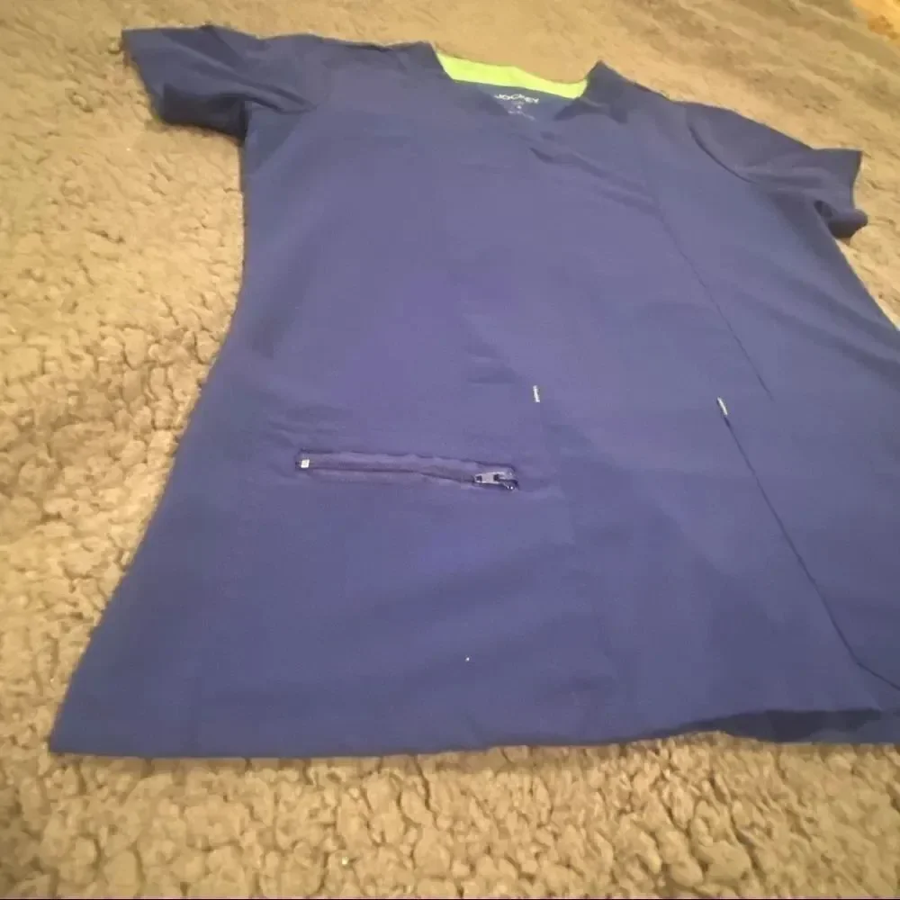 Jockey Scrub Top Size Small Blue